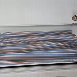 Striped Red, Blue and White Striped Wide Leg Pants